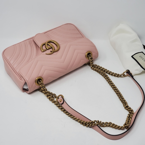 Gucci Small Marmont Matellasse Leather Crossbody - Picture 5 of 14